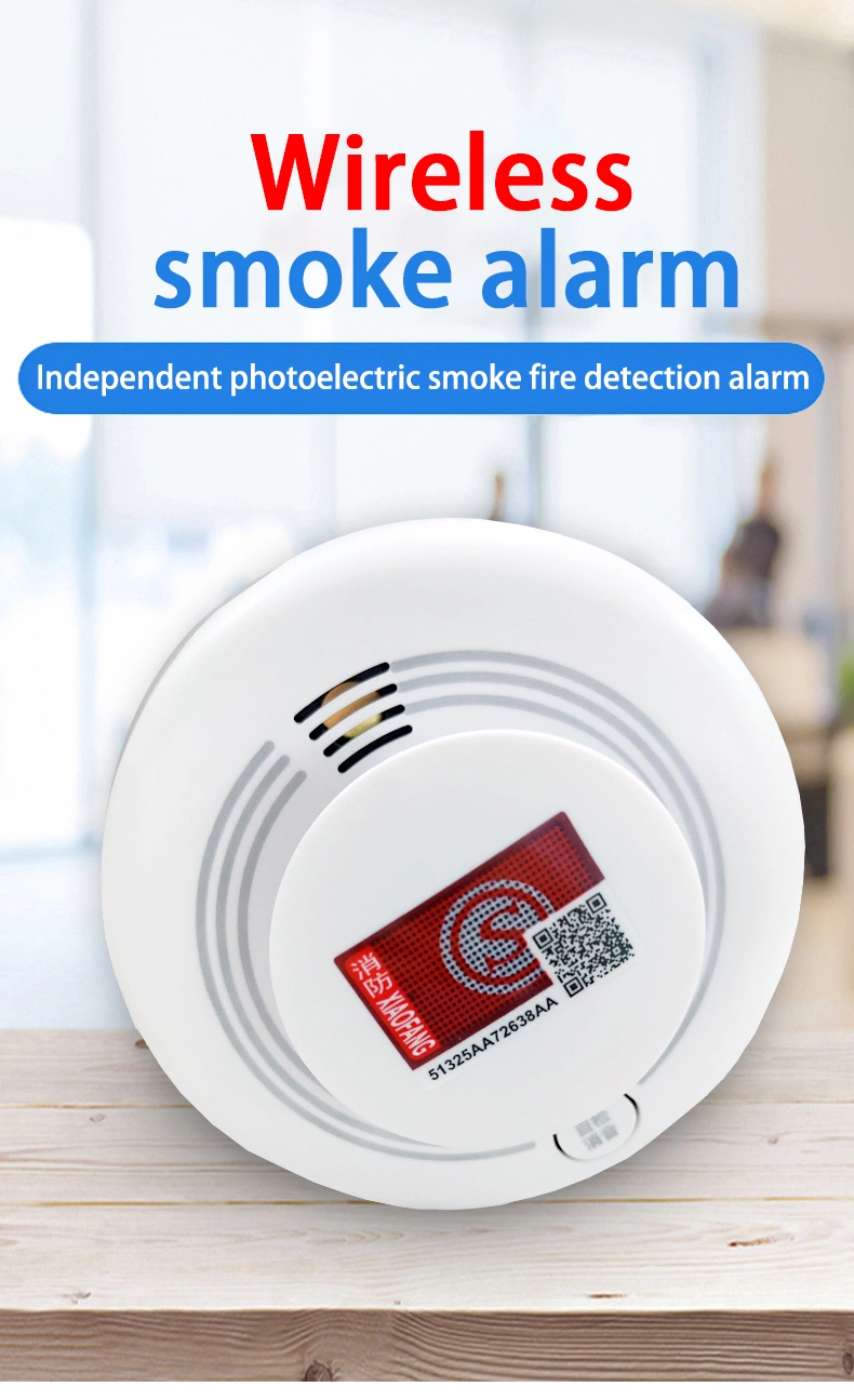 Smoke Detector Built-in Battery, Wireless Network, Mobile Phone Alarm, Fire Alarm Detector Remote Control