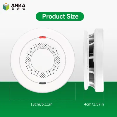 ETL217 및 ETL2034 인증서를 갖춘 Stanalone 연기 및 일산화탄소 감지기